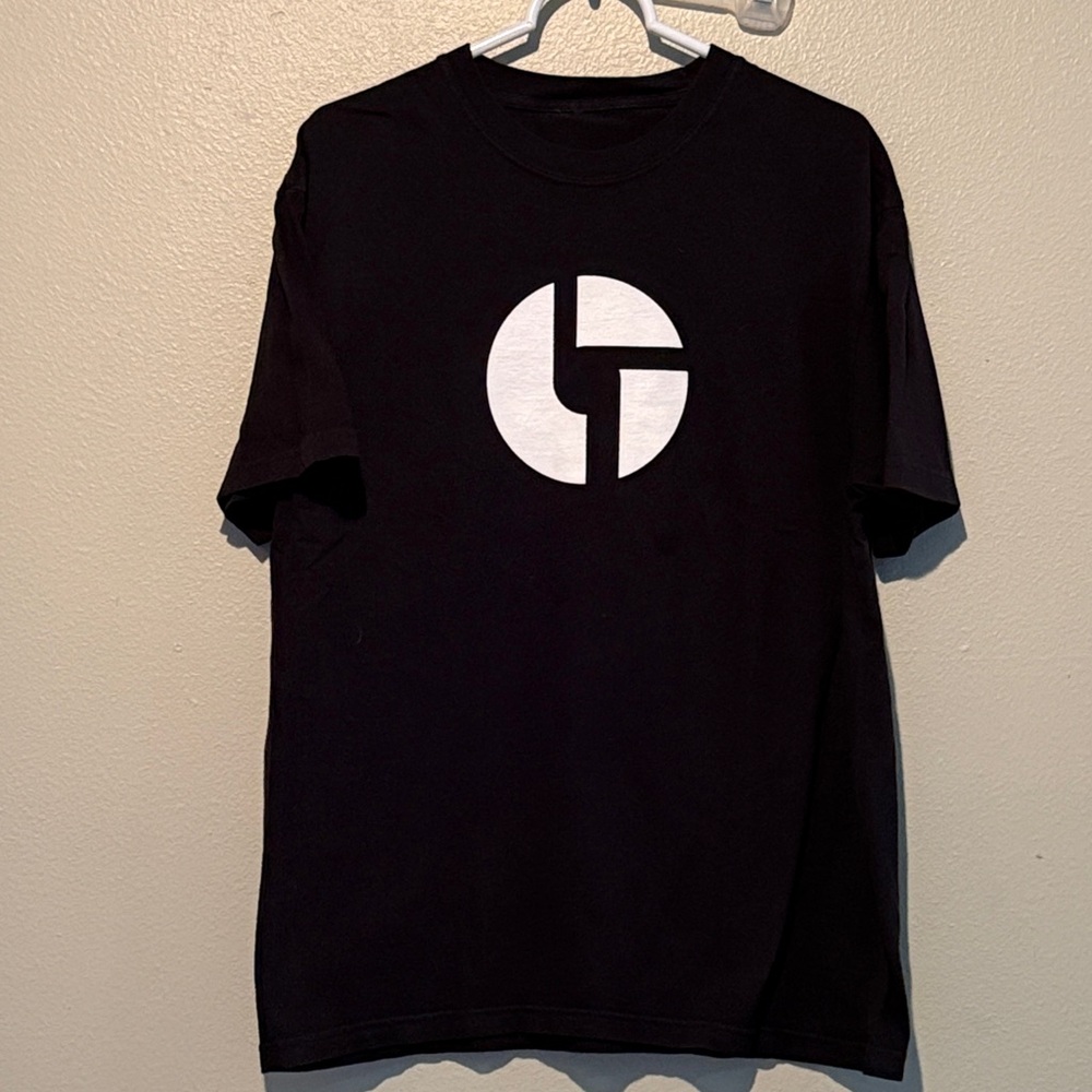 Disco Biscuits Black Graphic Logo T-Shirt - Men's Casual Crew Neck